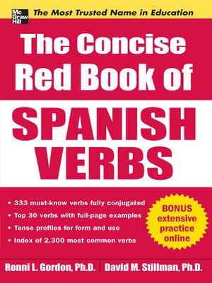 cover image of The Concise Red Book of Spanish Verbs